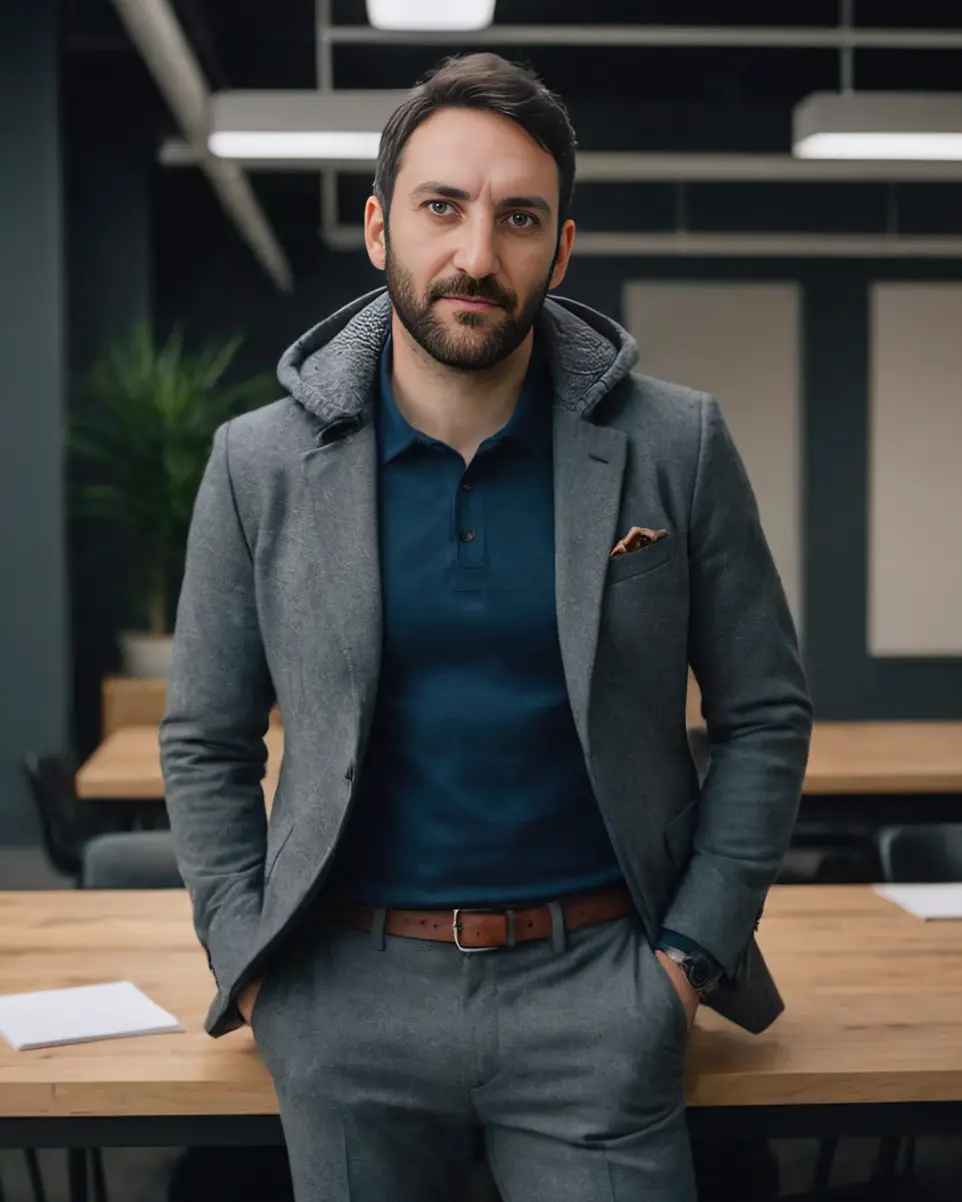 Modelo IA Unsyn - Moda masculina