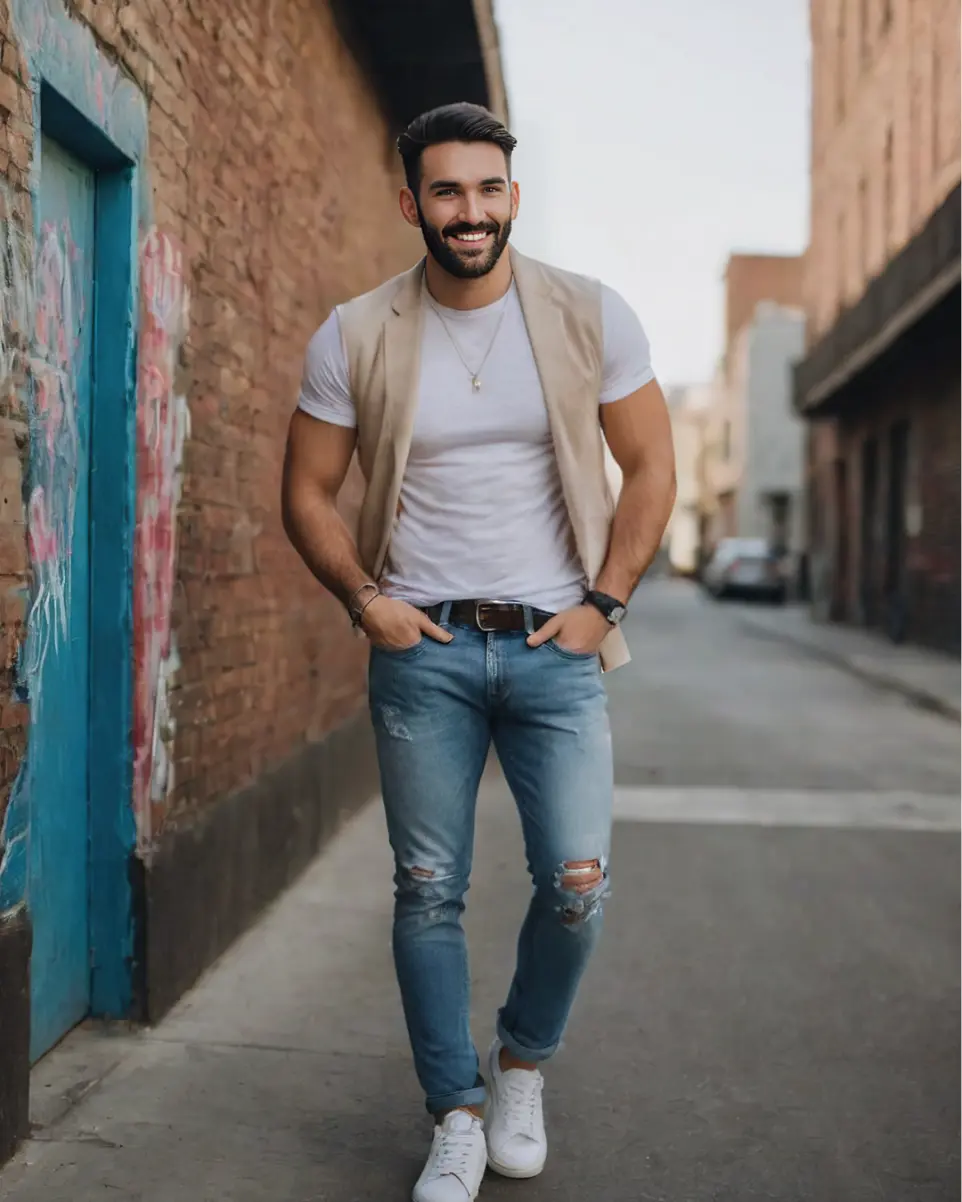 Modelo IA Unsyn - Moda masculina